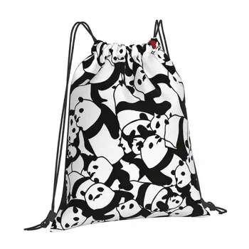 Panda 4 Pielāgot, Maisiņi Ar Aukliņu, Mugursoma Iezīmes Lielu Vīriešu Skolu, Tūrisma Pārgājienu Un Āra Aktivitātēm