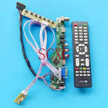 Par CLAA101WA01 CLAA101WB03 Klēpjdatora Ekrāns Analogās TV Kontrolieris Valdes VGA USB, RF LVDS 40-Pin HDMI-Saderīgam 10.1
