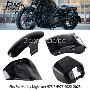 Par Harley Nightster 975 RH975 22-23 Motociklu Piederumi Zoda Aptecētājs Spoilers Priekšējais un Aizmugurējais Spārns Seatplate Stikla Šķiedras FRP