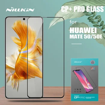 par Huawei Mate 50 50.e punktu Stikla Nillkin CP+ Pro 2.5 D Ultra-Plānas, Rūdītais Stikls, Drošības Ekrāna Aizsargs, lai Huawei Mate 50.e punktu 50 Stikla