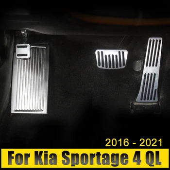 Par Kia Sportage 4 QL 2016 2017 2018 2019 2020 2021 Alumīnija Auto Akseleratora Degvielas Pedālis, Bremzes Kāju Balsts Pedāli uz Lietu Pad