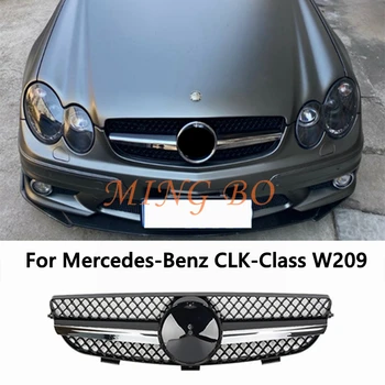 Par Mercedes Benz CLK Klases W209 2003 2004 2005 2006 2007 2008 2009 SL Stilu, ABS Plastmasas Priekšējais Bamperis Sacīkšu Režģis