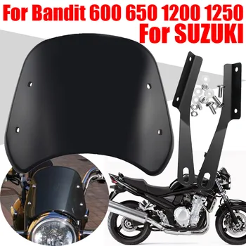 Par Suzuki Bandit GSF 600 650 N 1200 1250 GSF600 GSF650 GSF1200 GSF1250 Piederumi Retro Priekšējā Vējstikla Vēja Deflektors