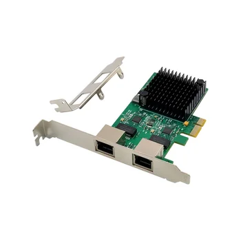 PCI-E X1 2.5 G Gigabit Server Tīkla Karte RTL8125B Dual-Port Ethernet Tīkla Karte Darbvirsmas Servera Tīkla Karte