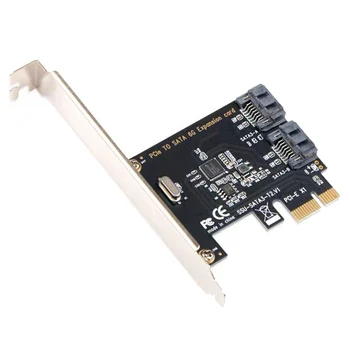 PCIE, lai SATA Karte PCI-E Adapteri PCI, lai SATA3.0 Converter 2-Port SATA III 6G Izplešanās Kontrolieris Karšu Adapteri