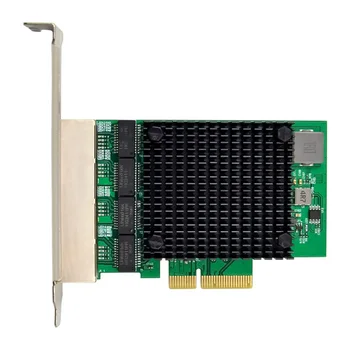 PCIE X4 2.5 G Gigabit Tīkla Karte RTL8125B 4 Port Ethernet Tīkla Karte Darbvirsmas Servera Tīkla
