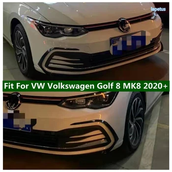 Priekšējais Bamperis Miglas Lukturi Dekoru Rāmja Vāks Apdares Bezel der VW Volkswagen Golf 8 MK8 