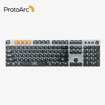ProtoArc K300 LED Apgaismojums Bezvadu Mehāniskās Klaviatūras Uzlādējamā Bluetooth Klaviatūra, Mac OS, Windows XP Android PC