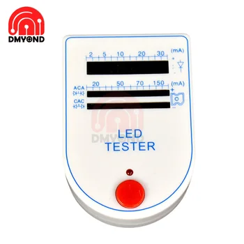 Pārnēsājams Mini Rokas LED In-line Tranzistors Testeri Testa Kastes Testēšanas Elektronisko Ierīci, Akumulatoru Testeris LED Krāsu Un Spilgtumu
