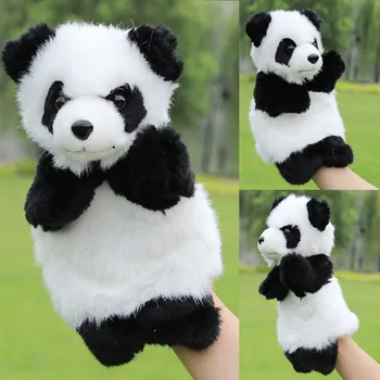 Q0KB Mazā Panda Roku Lelles Kostīms Puse par Bērniem, Plīša, lai Jautra Dāvana Lelle