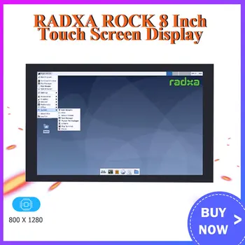 RADXA ROCK 5B 8 Collu Touch Screen Displejs 800 x 1280 HD LCD modulis Rock Pi 5B / 4B / 3B / 4C+/ Zero 2