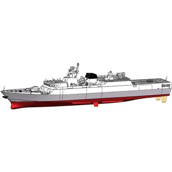 RC Karakuģis Modeli 056 Fregates 1/100 Kuģa Modelis Kit Navigācijas Modelis Zinātnes un Izglītības Komplektu