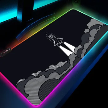 RGB Pielāgotas Peles Paliktņa DIY Deskmat Black Spēlētājs Piederumi Liels LED Gaismas peles paliktņi XXL Spēļu PC, Dators, Paklājs ar Aizmugurgaismojumu