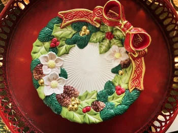 Roku darbs loku keramikas konfektes plāksnes, kāzu torte plāksnes Ziemassvētku rotājumi karājas plāksnīte, mājas plāksnes
