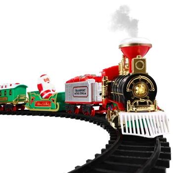 Rotaļlietas Mazo Elektrisko Vilcienu Ziemassvētku Dāvanu Bērniem Modelis Bērniem Tvaika Dzinēja Lokomotīve Plastmasas