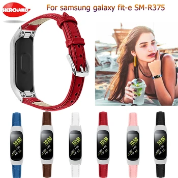 Samsung Galaxy fit-e SM-R375 Smart Aproce Īstas Ādas Siksna Band modes Watchband Nomaiņa Aproce Aproce Jostas