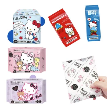 Sanrio Hello Kitty Kokvilnas Nakts/diena, Higiēnas Tamponi Higiēnas Autiņu Biksīšu Starplikas Limited Edition Kawaii Cieši piegulošu Dāvanu