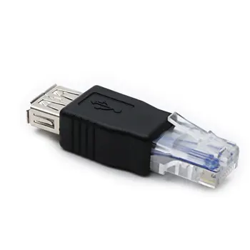Sieviešu USB Tīkla Adapteri Hotel Kamera Interneta Ethernet Pārveidotājs