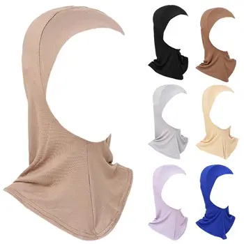 Sieviešu Šalle Ietin Kokvilnas, Kakla, Galvas Lakatu Musulmaņu Turban Islāma Klp Hijab Cepure