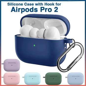 Silikona Vāciņš Gadījumā Par Apple Airpods Pro 2 Gadījumā, Ja Gaisa Pākstis Pro2 Bluetooth Gadījumā Aizsardzības Gaisa Pod Pro 2 Austiņu Aksesuāri