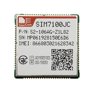 SIMCOM SIM7100JC LTE Cat-3 Moduļu TE-FDD B1/B3/B8/B18/B19 LTE-TDD B41 UMTS/HSDPA/HSPA+ B1/B6/B8 GSM/GPRS/EDGE 900/1800MHz