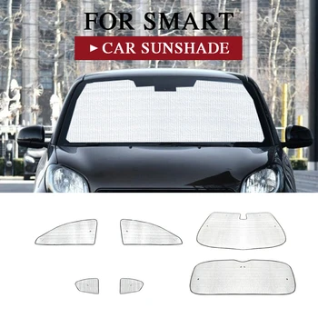 Smart Fortwo Forfour W453 2015-2021 Automašīnas Vējstikla Saules Ēnā UV Vairogs Segtu Siltuma Izolācija Priekšējie Sānu Logi Aizsardzība