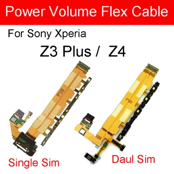 Sony Xperia Z3 Z4+ Z3 Plus E6553 E6533 Power on (Flex Cable & Apjoms uzlādes Remonta Daļas
