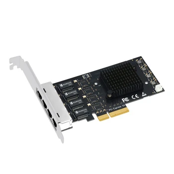 SSU Iekšējā Tīkla Karte PCI Express Adapteri 4) Ostas 2500Mbps Gigabit 10/100/1000Mbps RTL8125B RJ45 Vadu Datoru PCIE Dongle