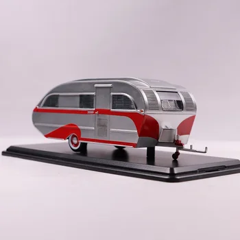 Sveķu 1:43 Mēroga Aviācijas FliteFalcon Ceļojumu Piekabes Automašīnas Modelis Sarkanā Pieaugušo Klasisks Kolekcija Dāvanu Reklāmas Suvenīru Ornaments