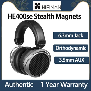 Sākotnējā HIFIMAN HE400se V2 Maskēšanās Magnēti Versija Austiņas Hi-Fi 32ohm Pār-Auss Atvērts-Aizmugurējā Pilna Izmēra 3.5 mm 6,3 mm Vadu Austiņas