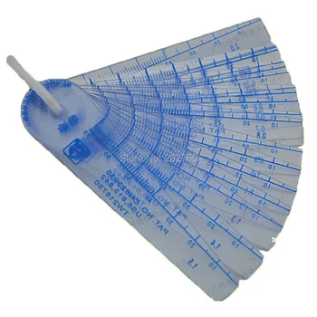 (Taivāna) 0.02-1.0 0.02 mm-2mm 0.01-1.5 mm 16pcs 20pcs Biezums Plastmasas Spraudni, Izlūks Platuma Spraugu Pildviela Mērīšanas Rīks, ar PVC Loksnes