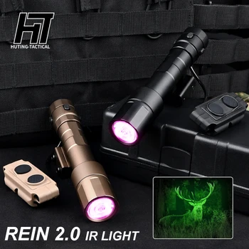 Taktiskā REIN 2.0 ir gaismu CloudDefensive Airsoft Šautene Lukturīti Ierocis nakts redzamības Scout Gaismas Medību 20mm Dzelzceļa Mlok Keymod