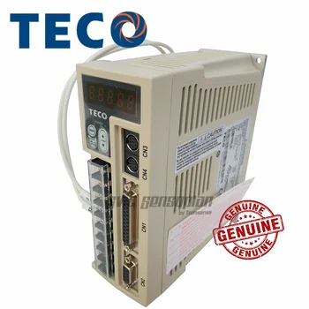 TECO 0,75 kw AC 220V Servo Drive JSDEP-20A Darbs ar 750W TECO Servo JSMA-PUC08ABA 100% Oriģinālas JSDEP Sērijas Prodcut