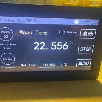 Touch Screen temperatūras kontroles skaitītāju, lai lab