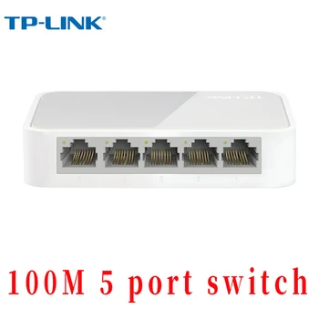 TP-LINK 5 Port 10/100Mbps Fast Switch TL-SF1005+ SOHO tīkla centrmezglu, slēdzi pārslēdziet slēdzi tp