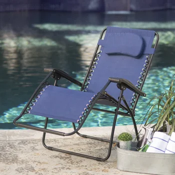 Treileru Sporta Lielgabarīta Nulles Gravitācijas Krēsls - Zilās pludmales krēslu āra krēsls kempinga krēsls
