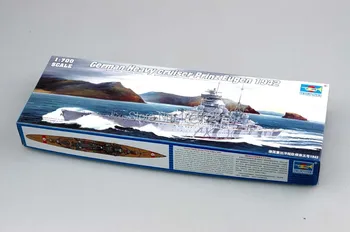 trompetists 1/700 05766 vācu kreiseri Prinz Eugen 1942 Asamblejas Modelis komplekti, veidošanas modelis mērogā kuģa 3D puzzle kuģis