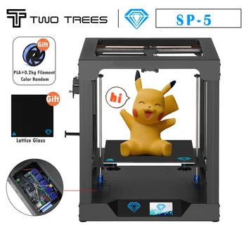 Twotrees SP-5 V1.1 3D Printeri Liela Veidot Apjoms PEI Komplekts Pilnu Krāsu Touch Screen 3.5 FDM Metāla Dual Z Ass PEI Magnētisko Lecekts