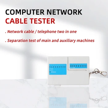 Tīkla Kabeļu Testeri Portatīvo Izturīgs RJ45 RJ11 Cat5 LAN Kabelis Cat6 Testeri Tīkla Vads Telefona Līnijas Detektoru Rīku komplekts
