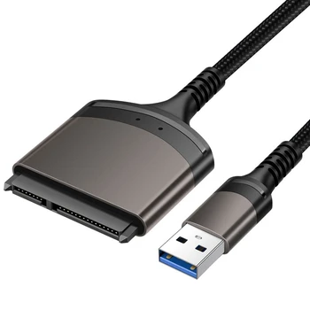 USB3.0 Easy Drive Kabeļu USB3.0 SATA Cieto Disku Datu Kabeli, Atbalsta 2.5 Collu Cieto Disku SATA 22P Adapteri