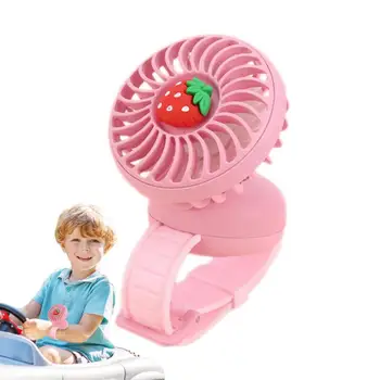 Vasaras Mini Dzesēšanas Ventilatoru Ultra-Kluss Ērtu Siksniņu Skatīties Ventilators Uzlādējams Ventilators Karstā Laika Mini Ventilators Skatīties Ventilators Skolu Iet