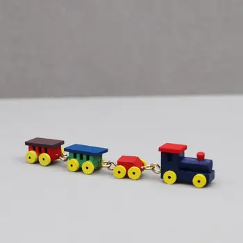 Viegls Bērna Maz Vilcienu Rotaļlietu Mini Vilcienu Modeļu Drop-izturīgs Rotā