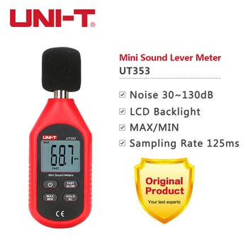VIENĪBAS UT353 Ciparu Skaņas Līmeņa Mērītājs Noisemeter 30-130dB Decibels Testeri Trokšņa Audio detektoru Tilpuma Mērīšanas Instruments, Instrumenti,