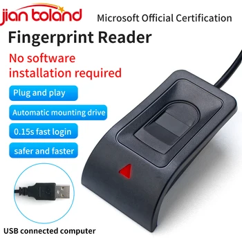 Windows 10 11 Sveiki Biometrisko pirkstu Nospiedumu Pieteikšanās USB Lasītājs, Skeneris Modulis Ierīces Biometrijas Drošības Atslēgu Drošu Konta Pieteikšanās