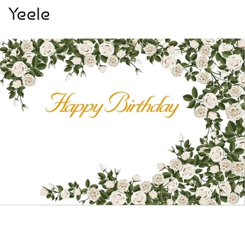 Yeele Dzimšanas Dienu, Kāzu Svinības, Ziedi Photocall Fotogrāfijas Fons Foto Apdare Foniem Foto Studijā
