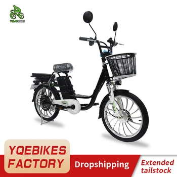 YQEBIKES Karstā Pārdot 20inch zaļa pilsēta lēti sievietēm lady elektrisko velosipēdu 48v 350w classic pedāli palīdzēt elektrisko velosipēdu piegāde