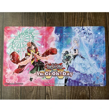 Yu-Gi-Oh Kanzashi & Asaras uz Rikka Karaliene Kartes Pad Playmat YGO Mat MTG KMC TCG YuGiOh Mat-308