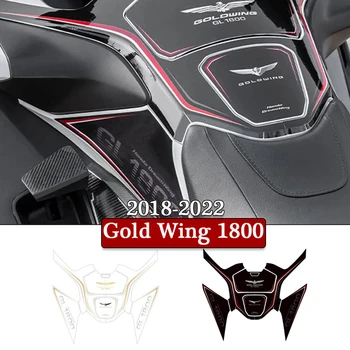 Zelta Ārējie Piederumi Motocikla Degvielas Tvertnes Uzlīmes Honda Goldwing GL 1800 GL1800 2018-2022 Krāsas Aizsardzība, Anti-Scratch