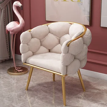 Ziemeļvalstu Mājas Grims Krēslu Rozā Samta Moderna Dizaina Mēbeles, Dzīvojamās Istabas Atpūtas Krēslā Luksusa Guļamistaba Kumode Mīkstie Krēsli