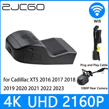 ZJCGO Dash Cam 4K UHD 2160P Auto Video Reģistratoru DVR Nakts Redzamības par Cadillac XT5 2016 2017 2018 2019 2020 2021 2022 2023